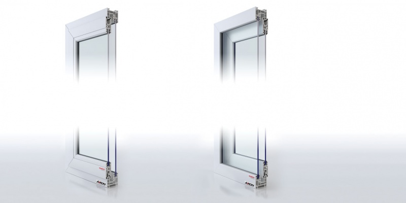 SLIDING WINDOWS ALUPLAST MONORAIL